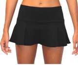 SKIRT W/ ATTACHED BOTTOM - BLACK