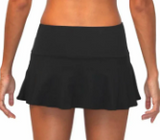 SKIRT W/ ATTACHED BOTTOM - BLACK