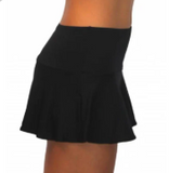 SKIRT W/ ATTACHED BOTTOM - BLACK