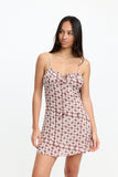 BENOA26S-JADEN MINI DRESS-COWRIE BASKET