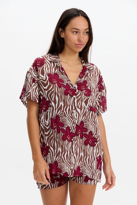 BENOA26-ALOHA SHIRT DRESS-DIVA