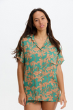 BENOA26-ALOHA SHIRT DRESS-TROPICS