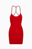 FRANKIES-CARLA MINI DRESS-ROSES