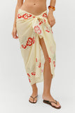 FRANKIES-ALESSIA COTTON SARONG - HIBISCUS BEACH