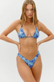 FRANKIES-ARI TRIANGLE SHINE BIKINI TOP - COSMIC BLOOM