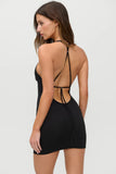 FRANKIES-CARLA MINI DRESS-BLACK