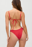FRANKIES-DOVE BOTTOM-SPRING STRIPE