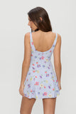 FRANKIES-SIREN MINI DRESS-FRESH FLORAL