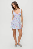 FRANKIES-SIREN MINI DRESS-FRESH FLORAL