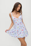 FRANKIES-SIREN MINI DRESS-FRESH FLORAL