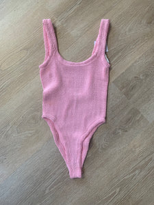 BIKINI HANALEI-CRINKLE LOWBACK ONEPIECE-PINK