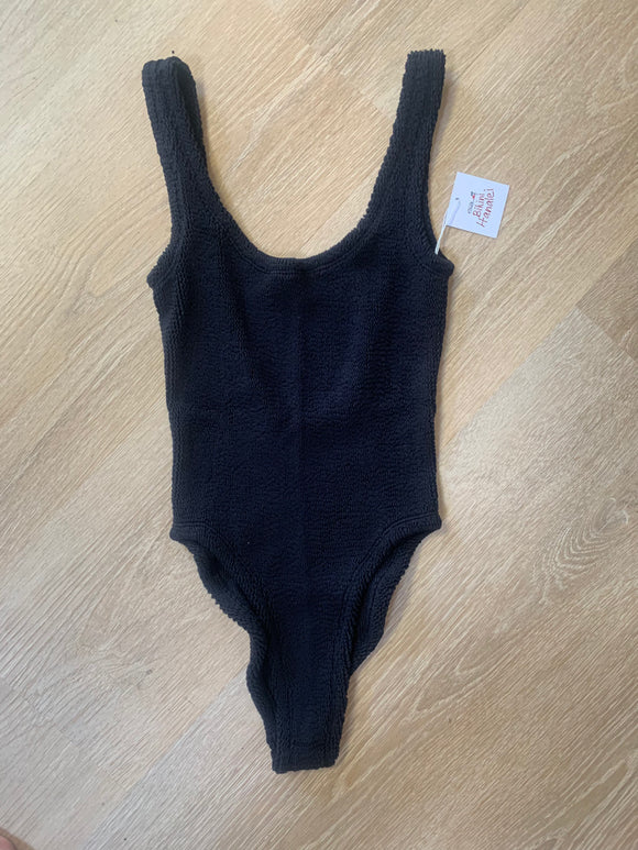 BIKINI HANALEI-CRINKLE ONE PIECE-BLACK