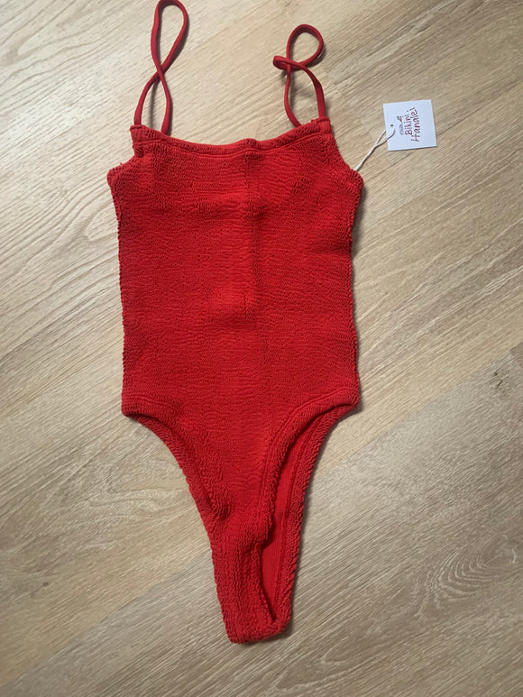 BIKINI HANALEI-CRINKLE TANK ONE PIECE-RED