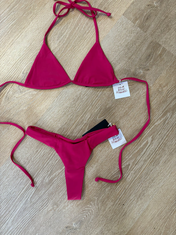 BIKINI HANALEI-JORDAN TOP-DRAGON FRUIT