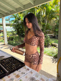 BENOA25-LEOPARD-LONGSLEEVE CROP TOP