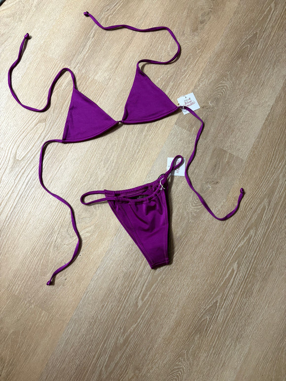 BIKINI HANALEI-CLASSIC TRIANGLE-SHINE WINE