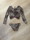 KIDS-CROP TOP SET-WAVY ANIMAL