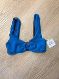 BIKINI HANALEI-BLUE RING TOP-CRINKLE