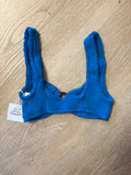 BIKINI HANALEI-BLUE RING TOP-CRINKLE