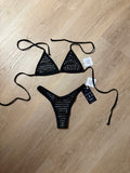 BIKINI HANALEI-CLASSIC TRIANGLE-MIDNIGHT METAL
