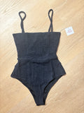 BIKINI HANALEI-PAT ONE PIECE-BLACK IBIZIA