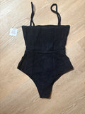 BIKINI HANALEI-PAT ONE PIECE-BLACK IBIZIA