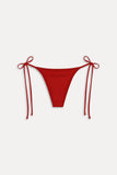 FRANKIES-MACKENZIE BEADED BOTTOM-CLASSIC RED