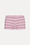 FRANKIES-PAULINA COTTON SHORTS -PINK STRIPES