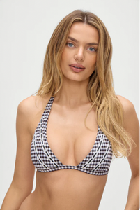 FRANKIES- FRANK TOP- BLACKBERRY GINGHAM