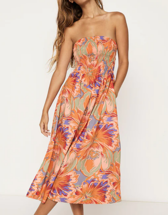 MIKOH LIDO DRESS - VIVID FLORAL