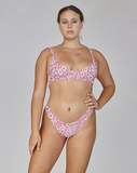 LOKAHI- CHLOE TOP PINK BLOOM