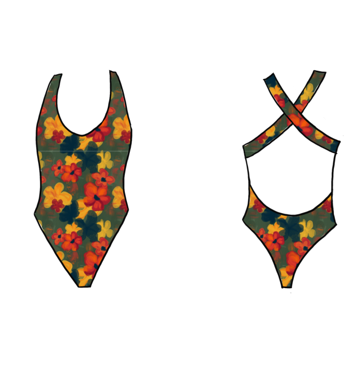 MAOI MAHINA ONE PIECEBRASILERIA BIKINI HANALEI