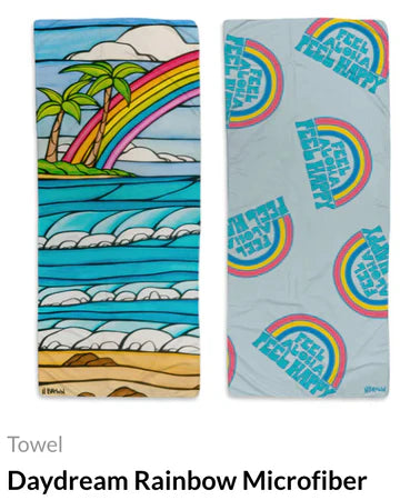 HBC MICROFIBER TOWEL - DAYDREAM RAINBOW