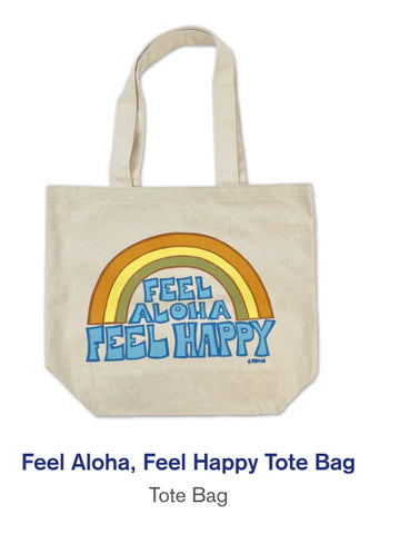 HBC TOTE BAG - FEEL ALOHA FEEL HAPPY