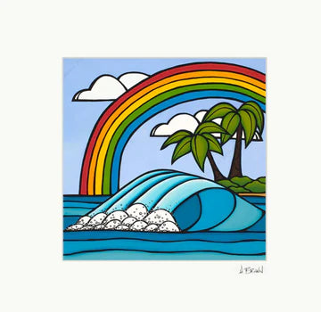 HBC MATTED PRINT - RAINBOW DAY (12 X 12)