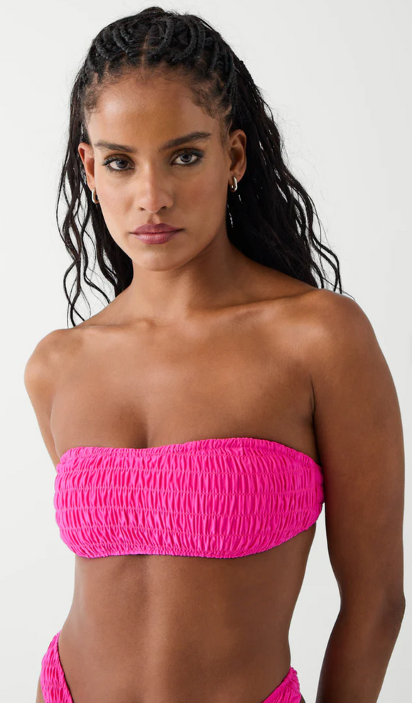 FRANKIES-ROSABELLA SATIN TOP-CANDY PINK