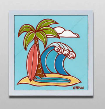 HBC CANVAS - GICLEE SURFBOARDS (12 X 12)