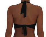 D CUP HALTER- BLACK