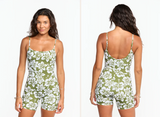 B24-5" ACTIVE ROMPER-GREEN BATIK