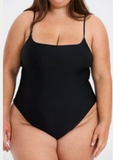 BENOA25 MAKENNA +(CURVE)ONE PIECE - BLACK