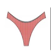 FRANKIES- KATARINA BOTTOM- LADYBUG GINGHAM