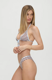 FRANKIES- ENZO BOTTOM- BROWN SUGAR STRIPE