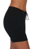 LONG HOT PANT-BLACK