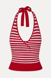 FRANKIES-DYLAN TOP-HAMPTON STRIPE