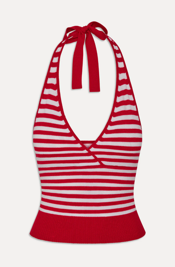 FRANKIES-DYLAN TOP-HAMPTON STRIPE