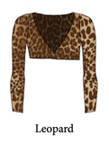 BENOA25-LEOPARD-LONGSLEEVE CROP TOP