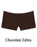BENOA25-CHOCOLATE ZEBRA-LOWRISE SHORT