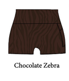 BENOA25-CHOCOLATE ZEBRA-BOOTY SHORT-2.5