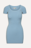 FRANKIES-HAZE MINI DRESS-VANILLA