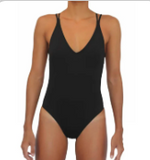 SKIMPY BOTTOM ONE PIECE-BLACK